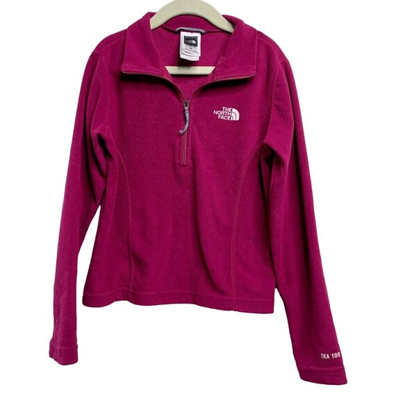 THE NORTH FACE 1/4 Zip Fleece Baselayer Top Girls S 4-5 Base layer Shirt - Picture 1 of 6
